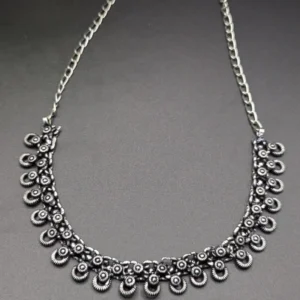 Oxidized Ratnagiri Necklace | Lightweight Choker for Women